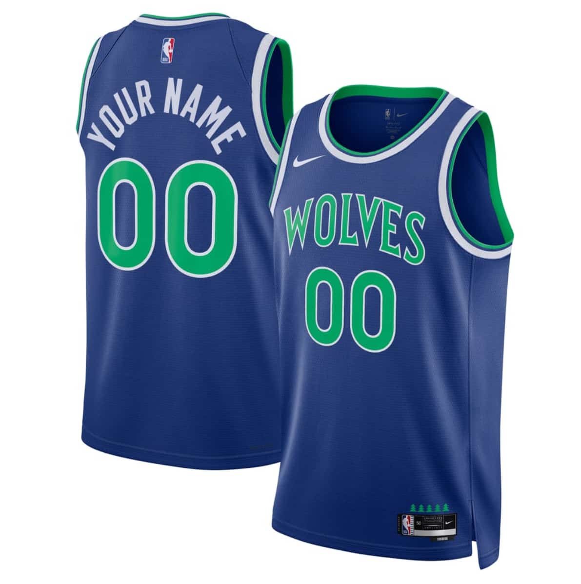 Minnesota Timberwolves Active Player Custom Blue 2026-27 Icon Swingman Edition Stitched Basketball Jersey