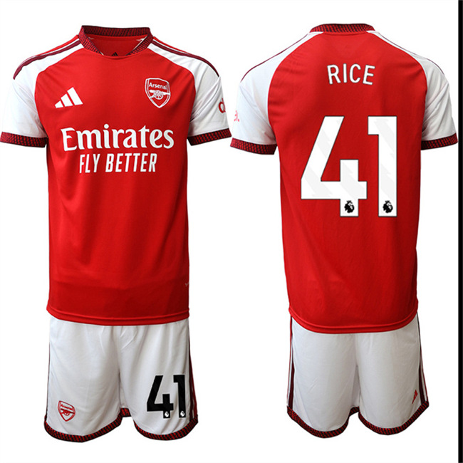 Men's Arsenal #41 RICE 2026-27 home Suit Soccer Jerseys