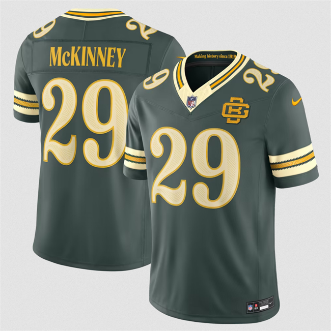 Men's Green Bay Packers #29 Xavier McKinney Dark Green 2026 F.U.S.E. Rivalries Collection Limited Football Stitched Jersey