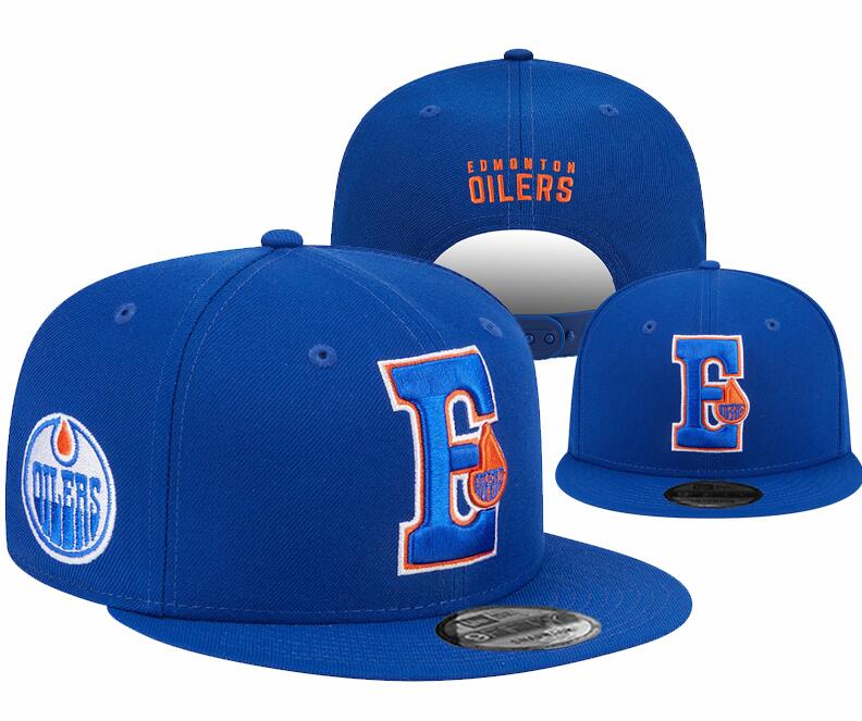 Edmonton Oilers Stitched Snapback Hats-YD381