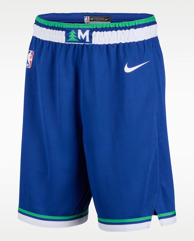 Men's Minnesota Timberwolves Blue Classic 2026-27 Swingman Shorts