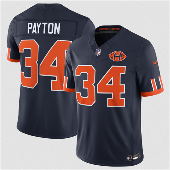 Youth Chicago Bears #34 Walter Payton Navy 2026 F.U.S.E. Rivalries Collection Limited Football Stitched Jersey
