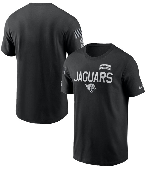 Men's Jacksonville Jaguars Black 2026 Salute to Service Sideline Dri-FIT T-Shirt
