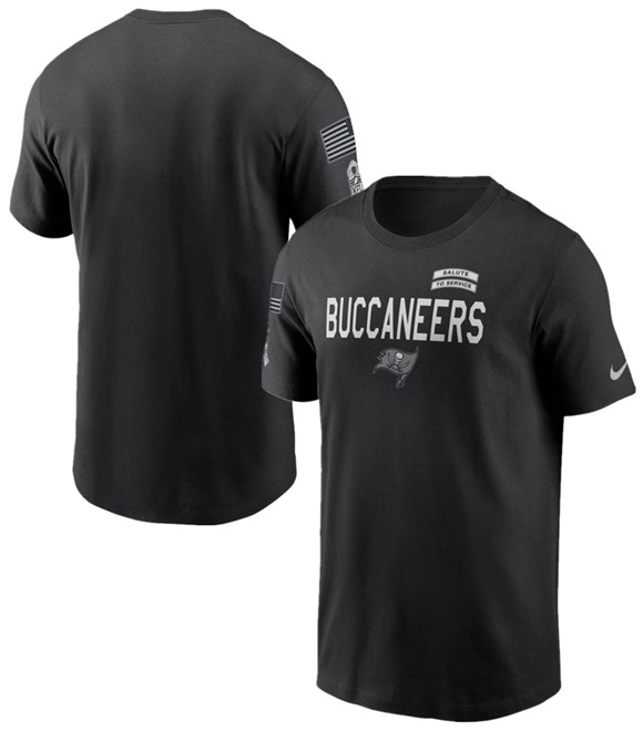 Men's Tampa Bay Buccaneers Black 2026 Salute to Service Sideline Dri-FIT T-Shirt