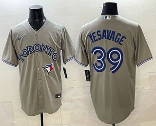 Men's Toronto Blue Jays #39 Trey Yesavage Grey Limited Jersey