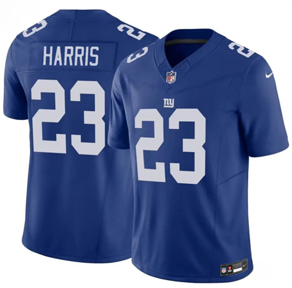 Men's New York Giants #23 Najee Harris Blue 2026 F.U.S.E. Vapor Untouchable Limited Football Stitched Jersey