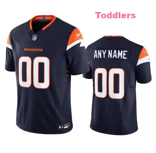 Toddlers Denver Broncos Active Player Custom Navy F.U.S.E. Alternate Vapor Limited Football Stitched Jersey