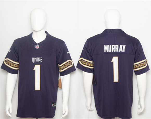 Men's Minnesota Vikings #1 Kyler Murray Deep Purple 2026 F.U.S.E. Rivalries Collection Limited Football Stitched Jersey