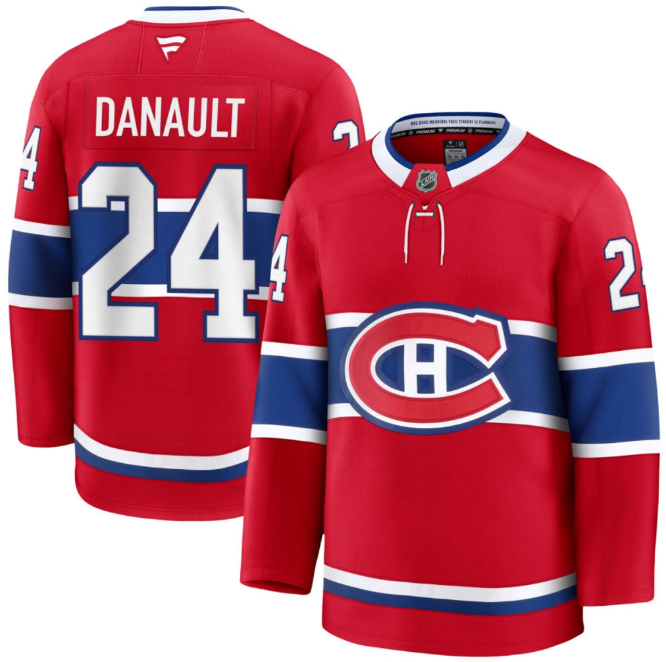 Men's Montreal Canadiens #24 Phillip Danault Fanatics Home Red Stitched Jersey