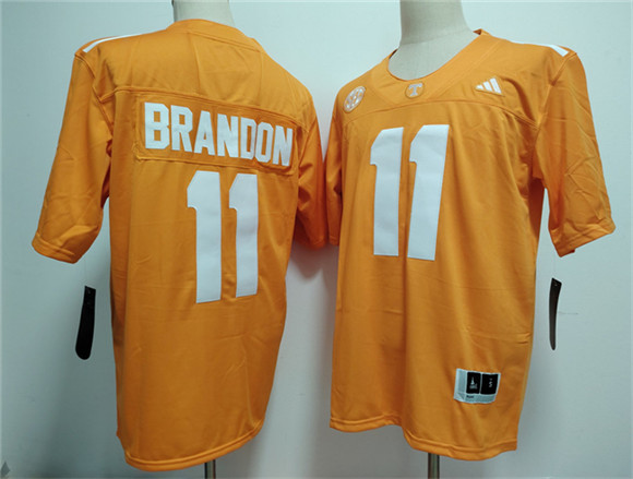 Men's Tennessee Volunteers #11 Faizon Brandon Orange 2026 Stitched Jersey