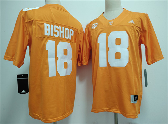 Men's Tennessee Volunteers #18 Desean Bishop Orange 2026 Stitched Jersey