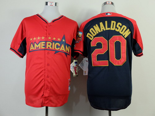 Oakland Athletics #20 Josh Donaldson 2014 All-Star Red Jersey