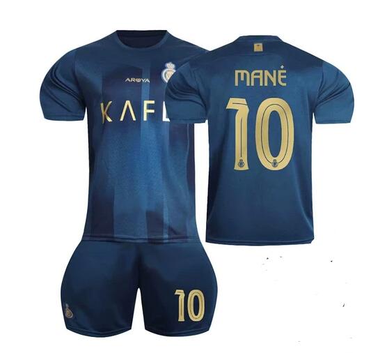 23-24 Riyadh Victory Away Soccer Jersey Suit Set No.10 MANE Adult Football Uniform Kit