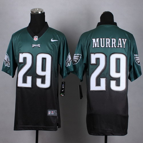 Nike Philadelphia Eagles #29 DeMarco Murray Dark Green/Black Fadeaway Elite Jersey