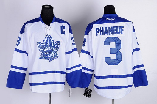 Toronto Maple Leafs #3 Dion Phaneuf White Third Jersey