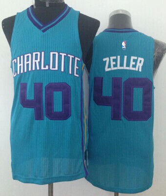 Charlotte Hornets #40 Cody Zeller Green Swingman Jersey
