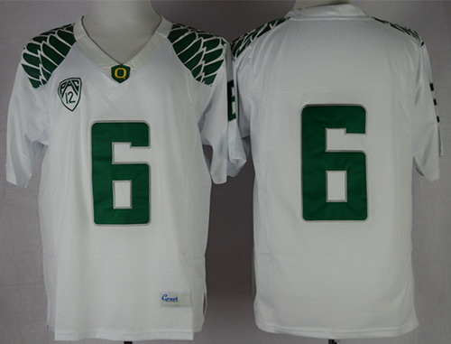Oregon Ducks #6 Charles Nelson 2013 White Limited Jersey
