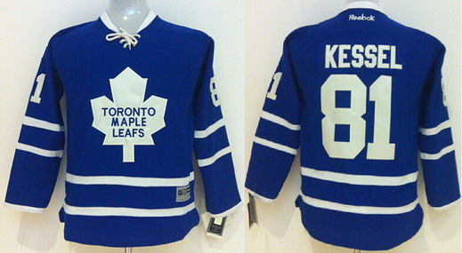 Toronto Maple Leafs #81 Phil Kessel Blue Kids Jersey