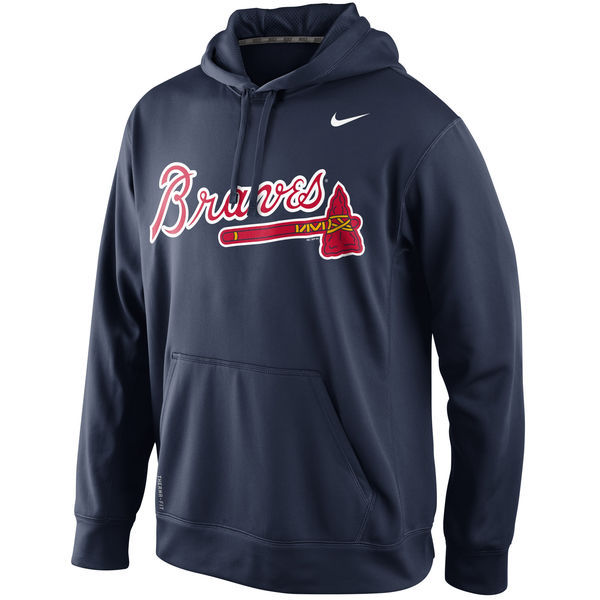Atlanta-Braves-Navy-KO-Wordmark-Perfomance-Men's-Hoodie