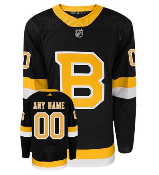 BOSTON BRUINS ADIDAS AUTHENTIC THIRD 3RD ALTERNATE NHL HOCKEY JERSEY