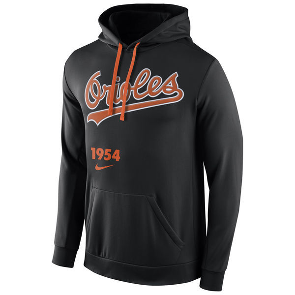 Baltimore Orioles Pullover Hoodie Black