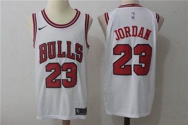 Big Size Chicago Bulls #23 Michael Jordan White 2017-2018 Nike Swingman Stitched NBA Jersey
