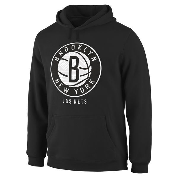 Brooklyn Nets Pullover Hoodie Black
