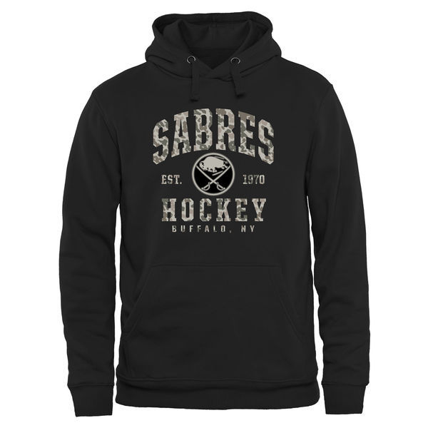 Buffalo Sabres Black Team Logo Men's Pullover Hoodie04