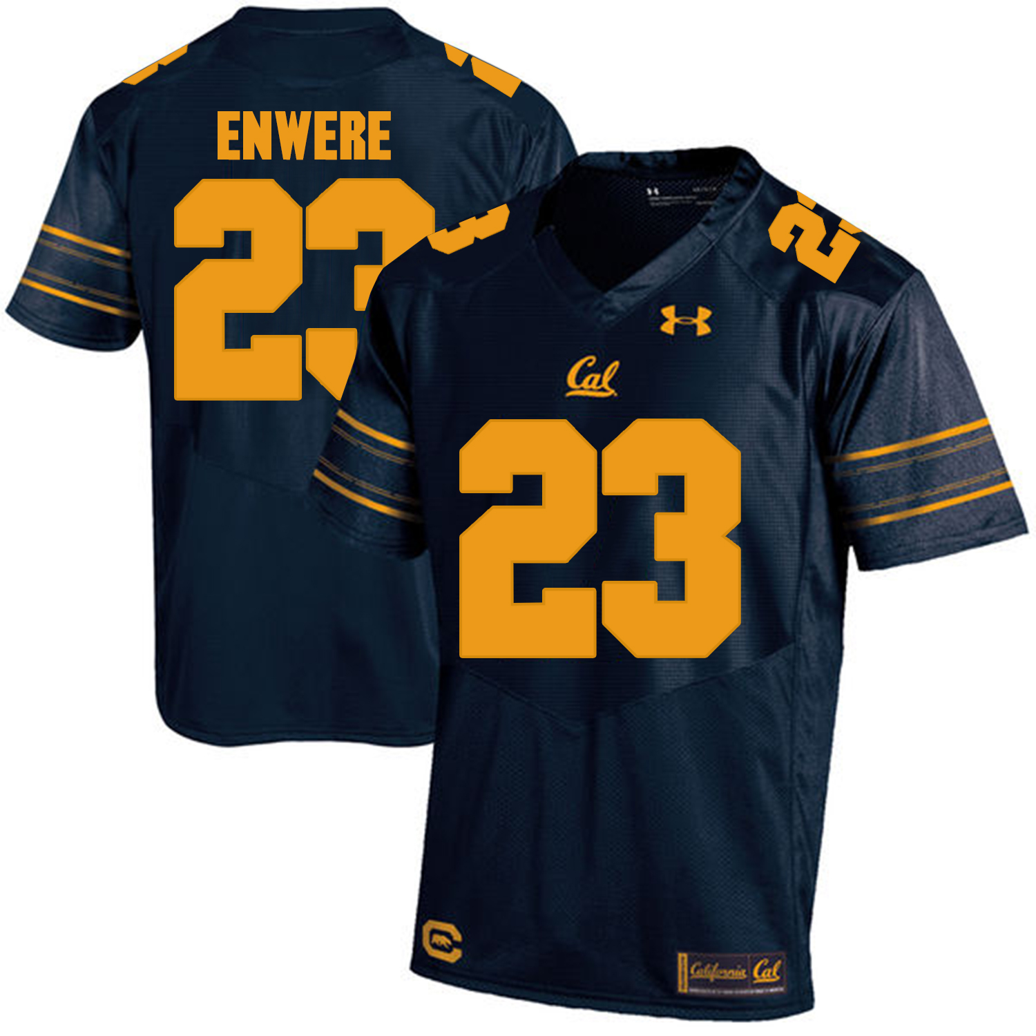 California Golden Bears 23 Vic Enwere Navy College Football Jersey