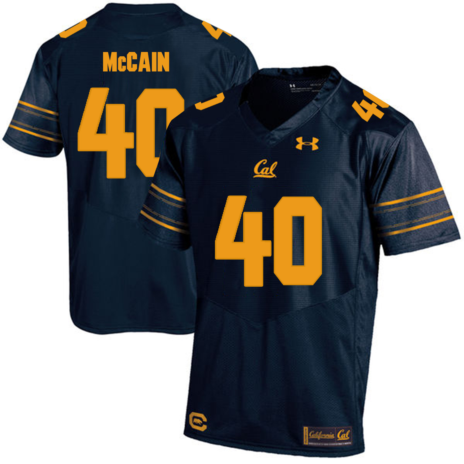 California Golden Bears 40 Chris McCain Navy