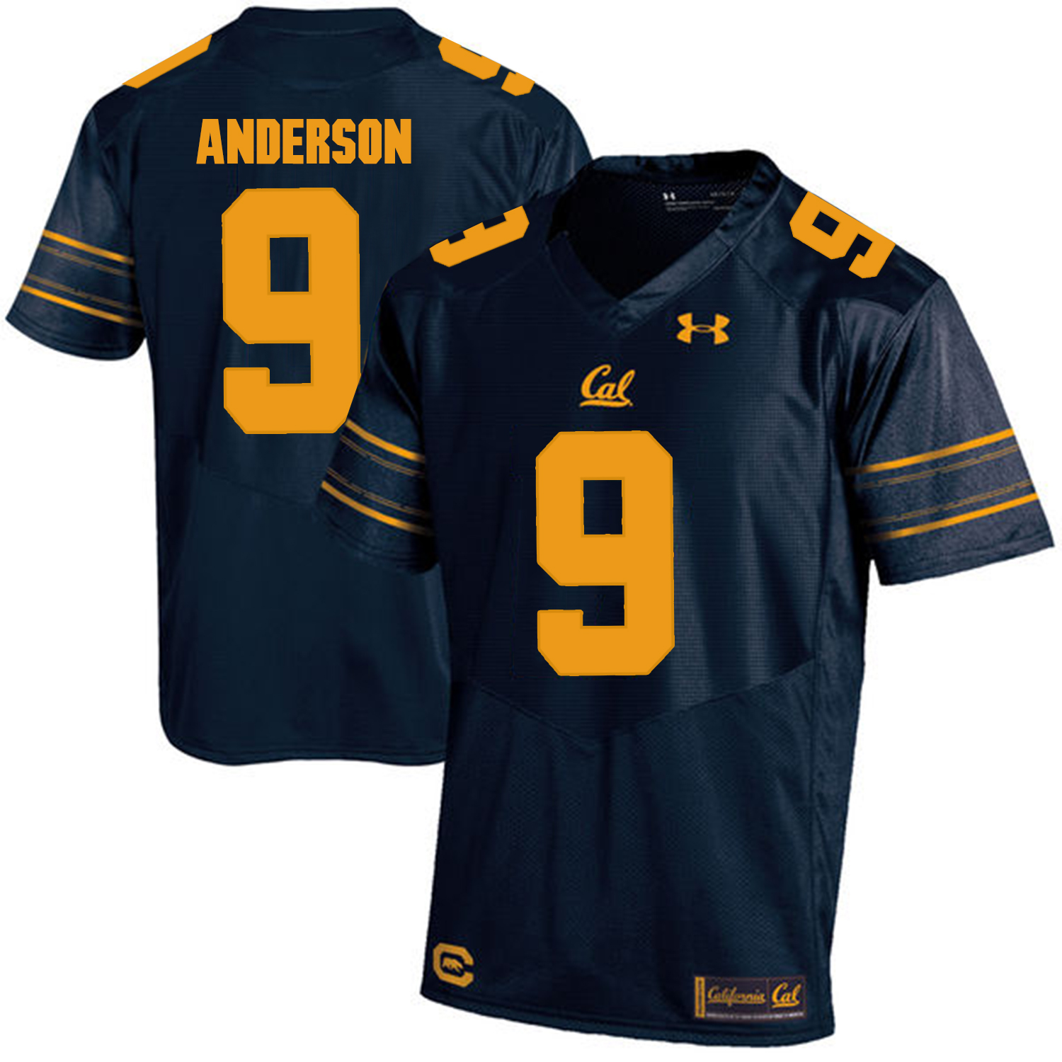 California Golden Bears 9 C.J. Anderson Navy College Football Jersey