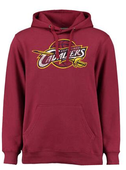 Cavaliers Team Logo Red Pullover Hoodie