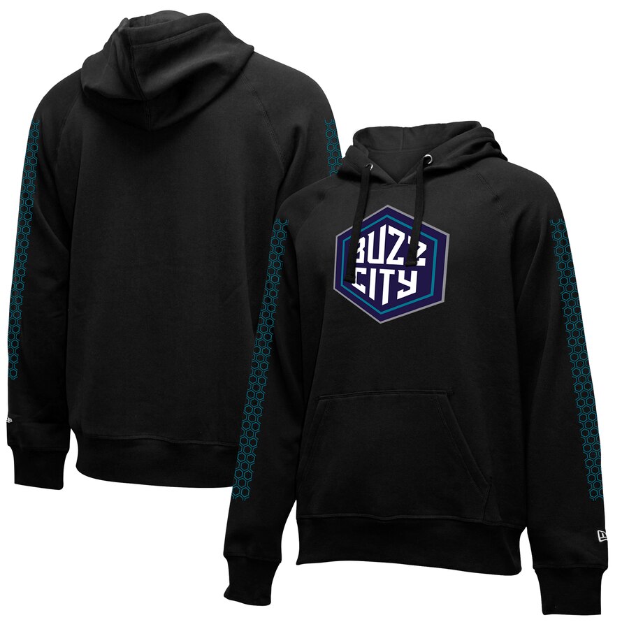 Charlotte Hornets New Era 2019-20 City Edition Pullover Hoodie Black