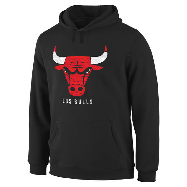 Chicago Bulls Pullover Hoodie Black02
