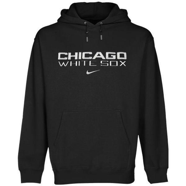 Chicago White Sox Black Fastball Fleece Men's Pullover Hoodie