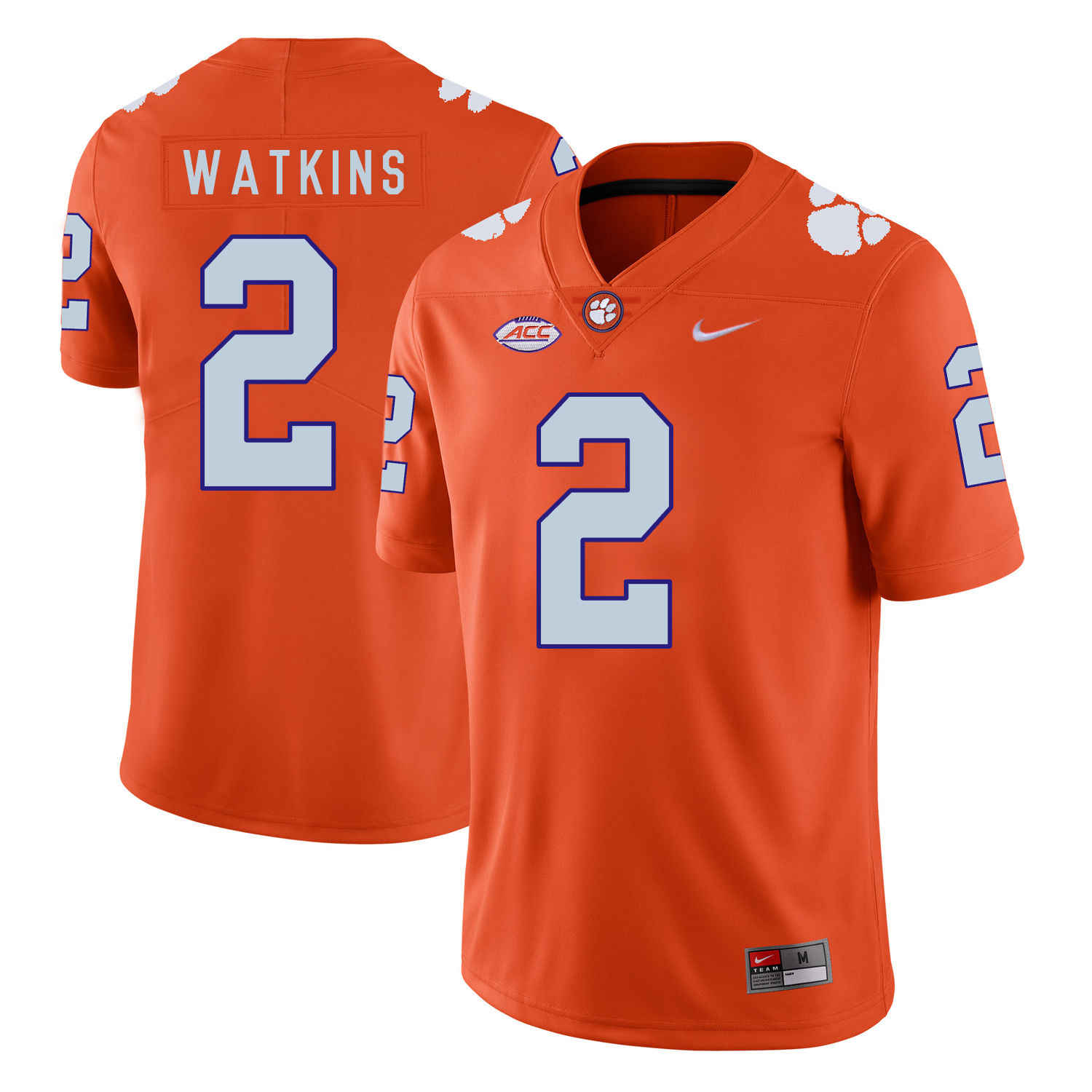 Clemson Tigers 2 Sammy Watkins Orange Nike College Football Jersey