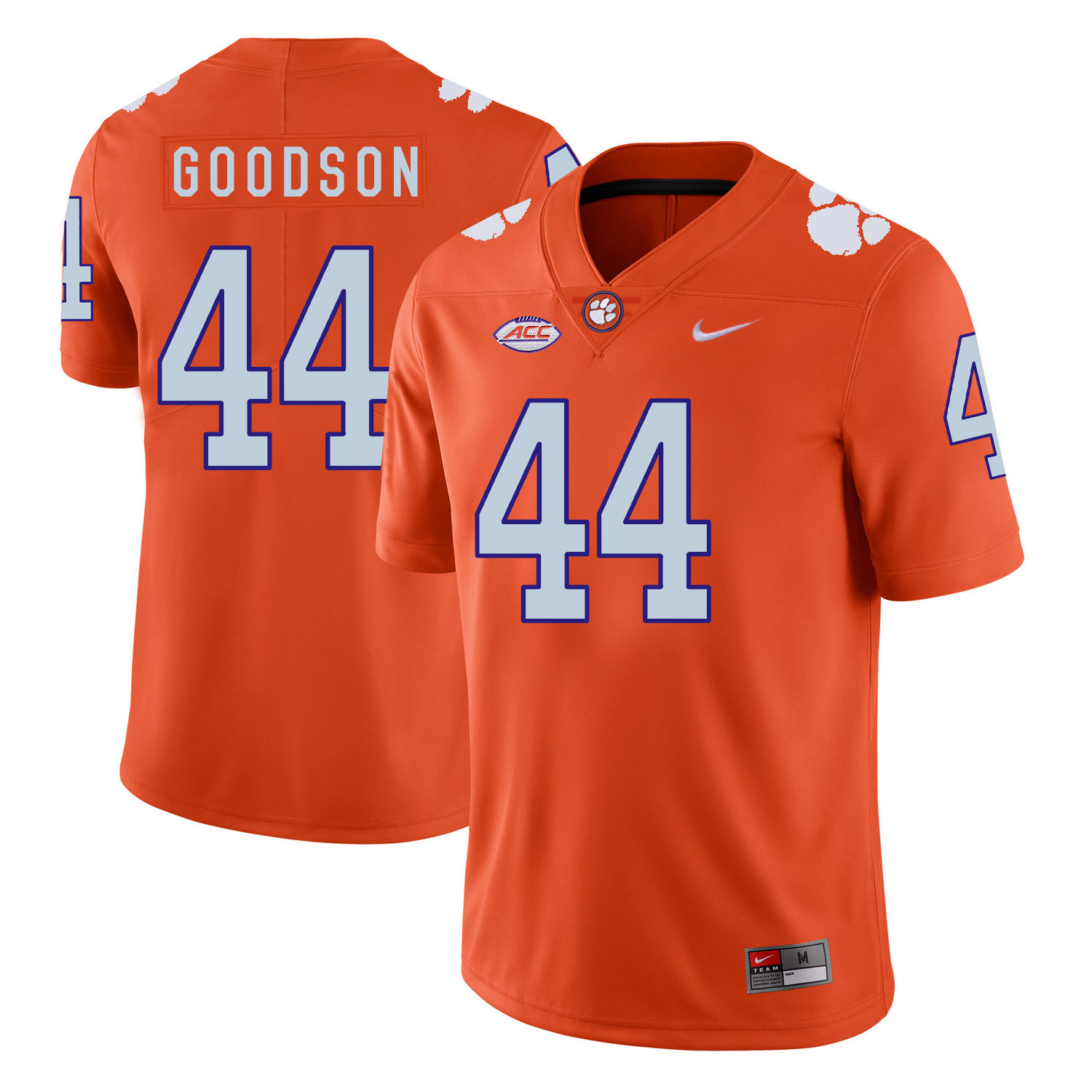 Clemson Tigers 44 B.J. Goodson Orange Nike College Football Jersey