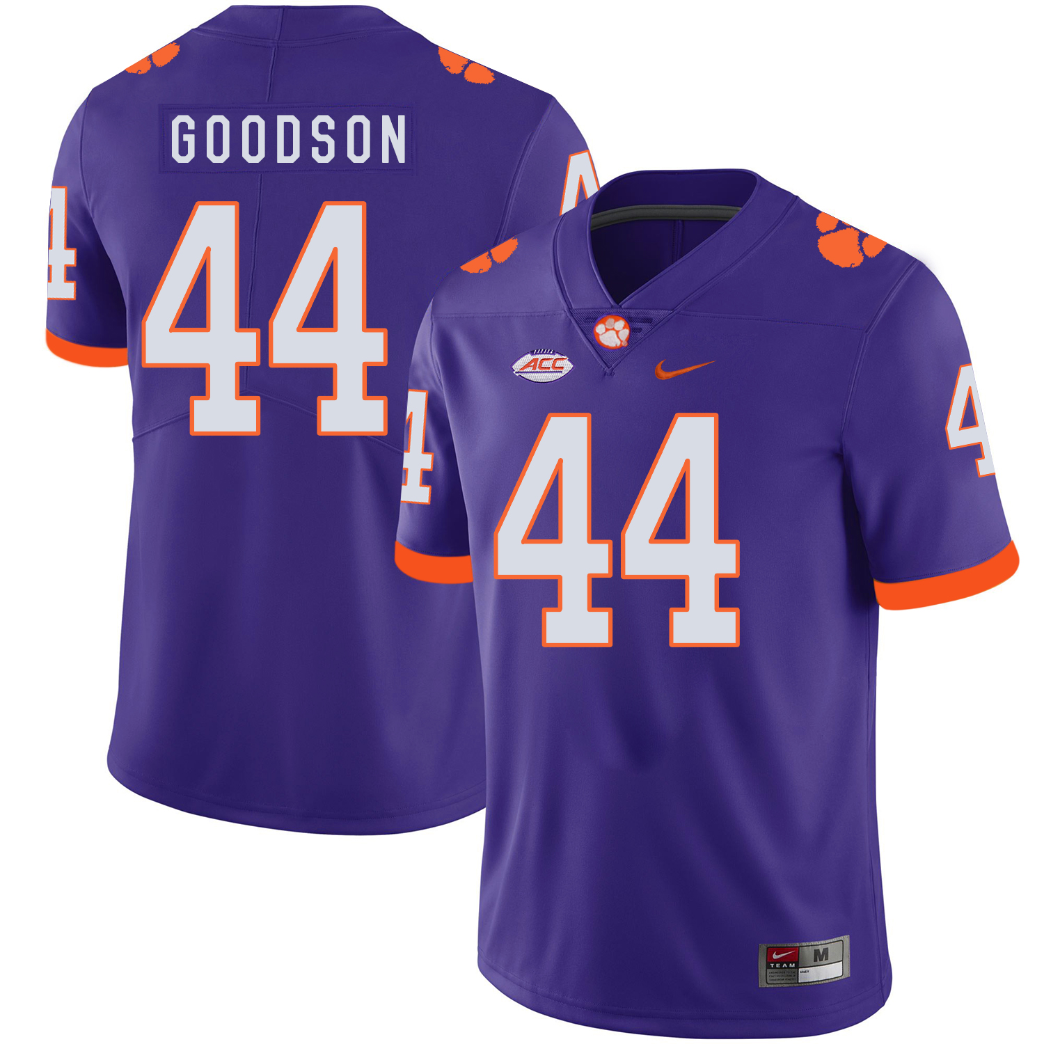 Clemson Tigers 44 B.J. Goodson Purple Nike College Football Jersey