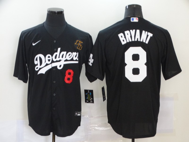 Dodgers-8-Kobe-Bryant-Black-2020-Nike-KB-Cool-Base-Jersey