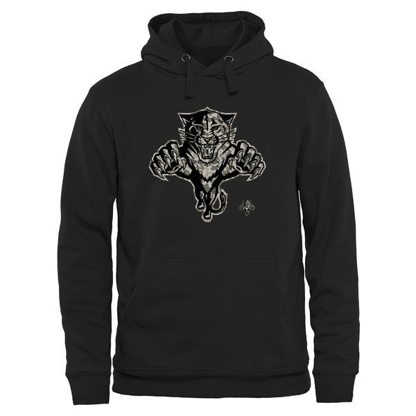 Florida Panthers Black Team Logo Men's Pullover Hoodie