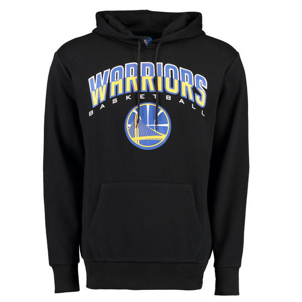 Golden State Warriors Pullover Hoodie Black03