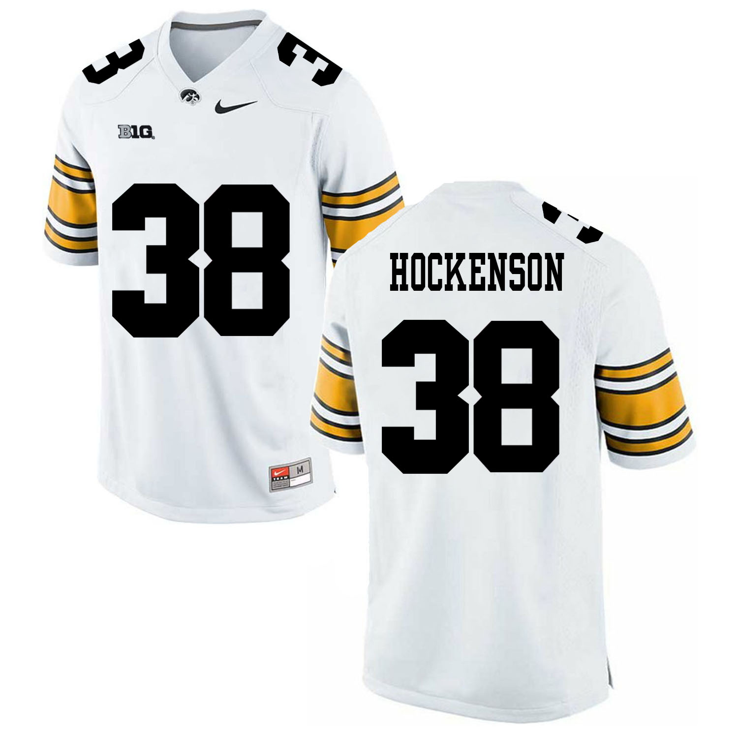 Iowa Hawkeyes 38 T.J. Hockenson White College Football Jersey