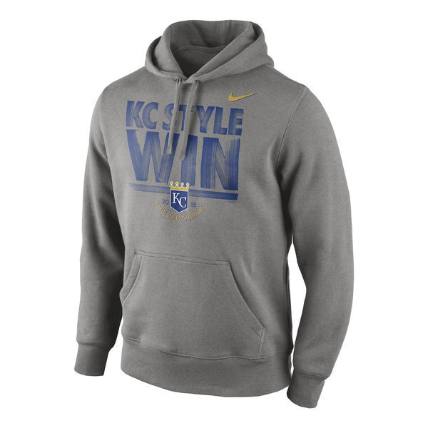 Kansas City Royals Grey Men's Pullover Hoodie