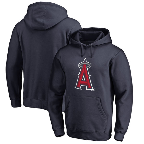Los Angeles Angels Big & Tall Primary Team Logo Pullover Hoodie Navy