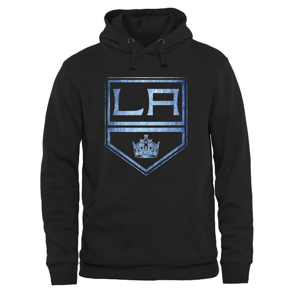 Los Angeles Kings Black Team Logo Men's Pullover Hoodie02
