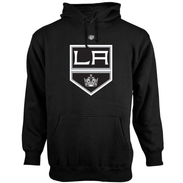 Los Angeles Kings Black Team Logo Men's Pullover Hoodie03