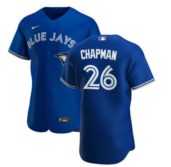 MATT CHAPMAN #26 TORONTO BLUE JAYS ALTERNATE PLAYER MEN JERSEY - ROYAL