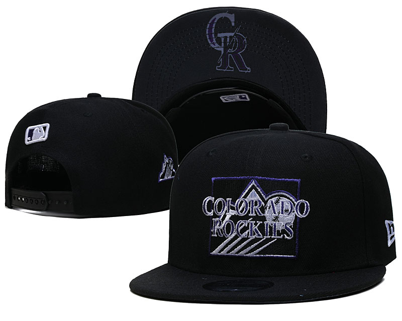MLB Colorado Rockies Snapbacks-YD246