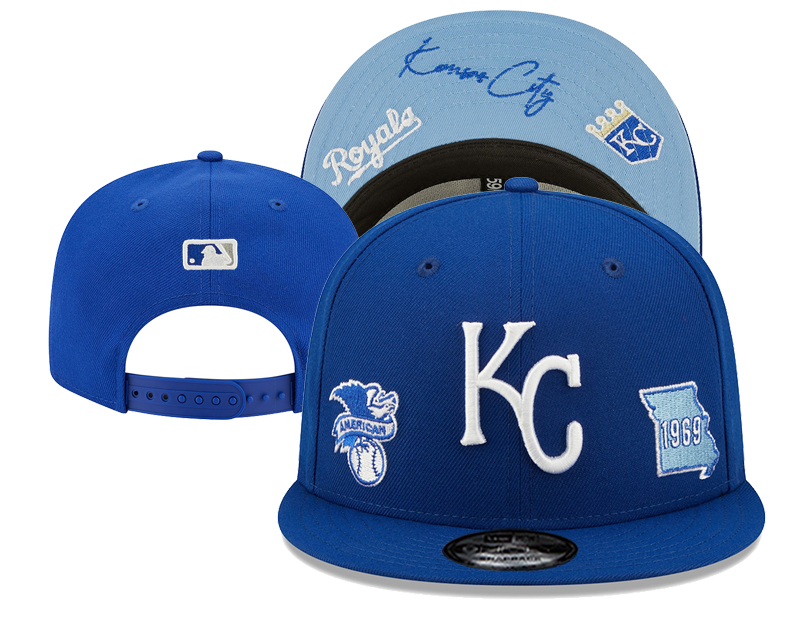 MLB Kansas City Royals Snapbacks-YD314