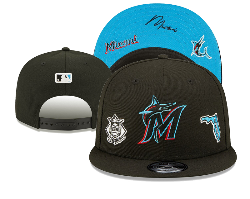 MLB Miami Marlins Snapbacks-YD243